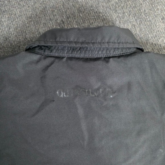 VTG Quiksilver Men's XL Snowboarding Gorpcore Black Gray Red Full Zip Up Jacket - Picture 11 of 11